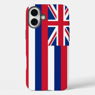 Funda iPhone 16 Plus iPhone 16 Plus Funda-Mate, bandera de Hawaii