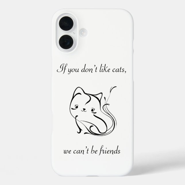 Funda iPhone 16 Plus Iphone Catlover cover (Reverso )