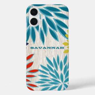 Funda iPhone 16 Plus iPhone personalizado de Flor EstrellaBurst de Made