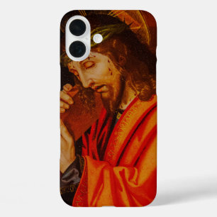 Funda iPhone 16 Plus Jesus carrying the cross