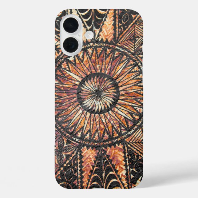 Funda iPhone 16 Plus Kapa Primitive Hawai Tattoo Tapa Funda-Mate iPho (Reverso )