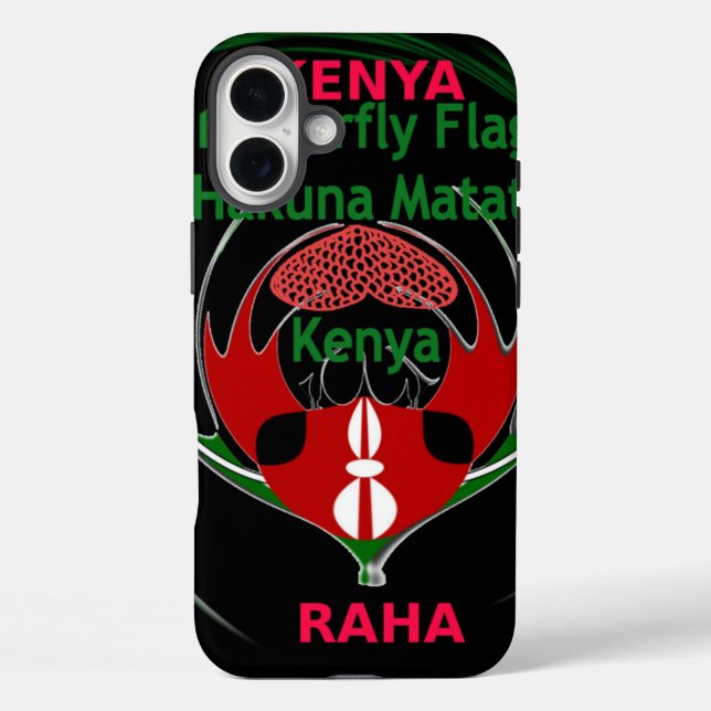 Funda iPhone 16 Plus Kenia Feliz Sin Preocupaciones (Reverso )