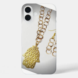 FUNDA iPhone 16 PLUS KHOMSA GOLD