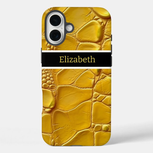 Funda iPhone 16 Plus La belleza inesperada de un vibrante piel de serpi (Reverso )