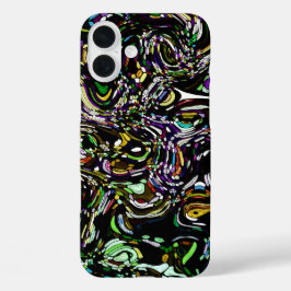 Funda iPhone 16 Plus La energía de remojo hipnótica en verde