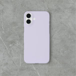 Funda iPhone 16 Plus Lavender Purple Simple Minimalista<br><div class="desc">Espliego sólido simple.</div>