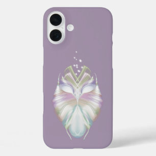 Funda iPhone 16 Plus Lechuza Oracle Púrpura Pastel