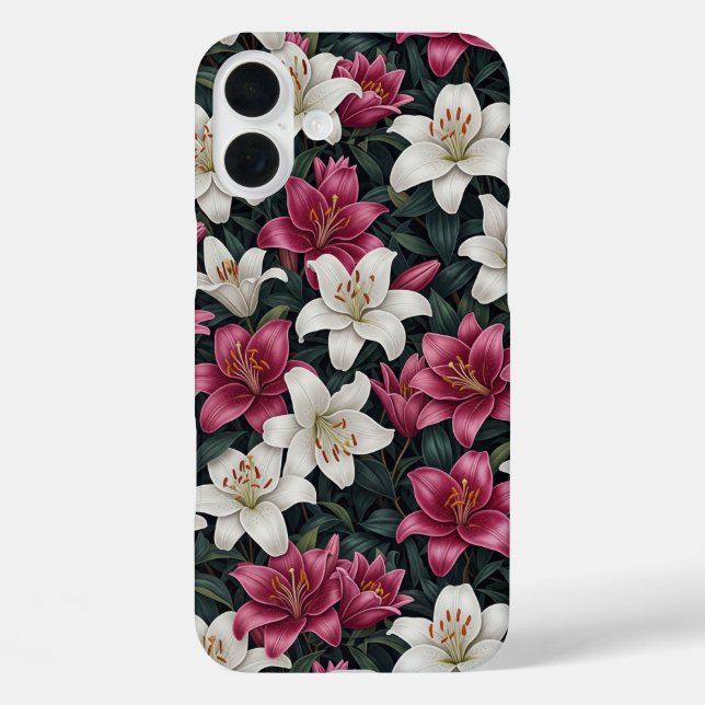 Funda iPhone 16 Plus Lily Garden (Reverso )
