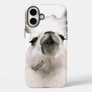 Funda iPhone 16 Plus Llama a Snobby de Snooty Personalizada