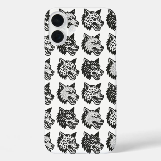 Funda iPhone 16 Plus Lobos (Reverso )