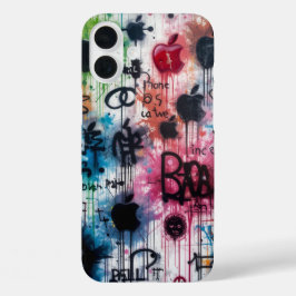 Funda iPhone 16 Plus Logo de Graffiti Apple