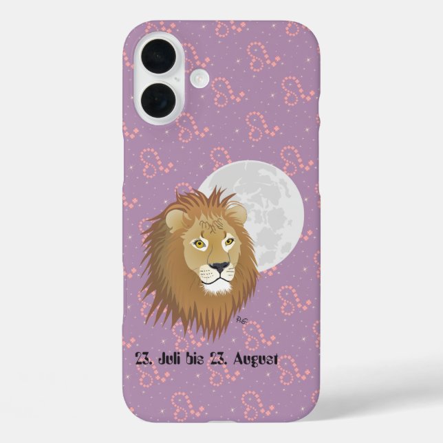 Funda iPhone 16 Plus Löwe 23. Juli bis 22. August Apple iPhone Hüllen (Reverso )
