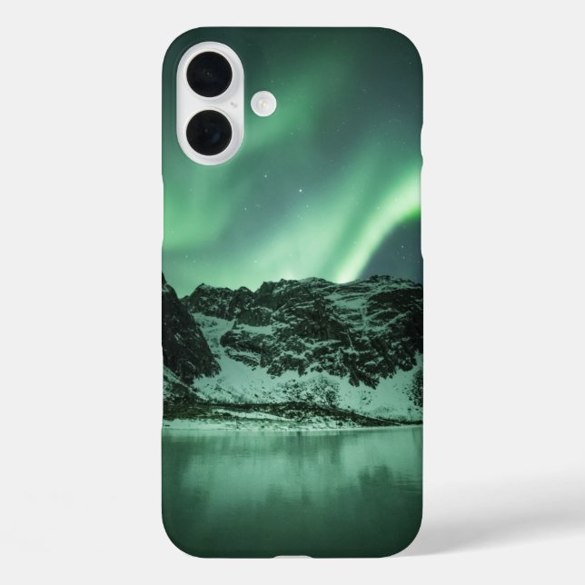 Funda iPhone 16 Plus Luces boreales (Reverso )