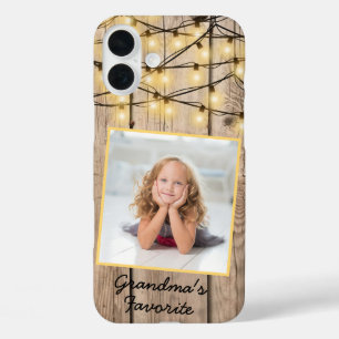 Funda iPhone 16 Plus Luciérnagas rusas de madera iluminan Personalizado