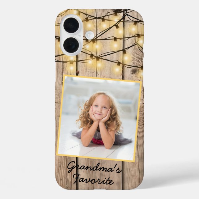 Funda iPhone 16 Plus Luciérnagas rusas de madera iluminan Personalizado (Reverso )