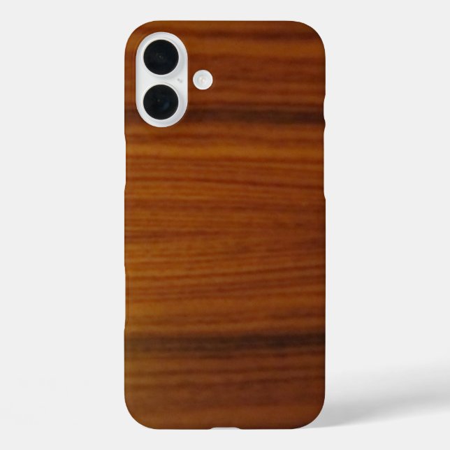 Funda iPhone 16 Plus Madera chapada (Reverso )