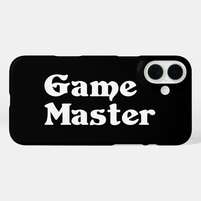 Funda iPhone 16 Plus Maestro de juegos (Reverso  (Horizontal))