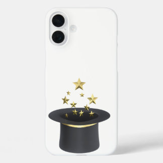 Funda iPhone 16 Plus Magos con estrellas doradas