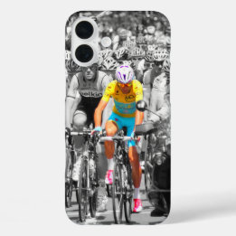 Funda iPhone 16 Plus Maillot Amarillo del Tour de Francia Pelotón Carre