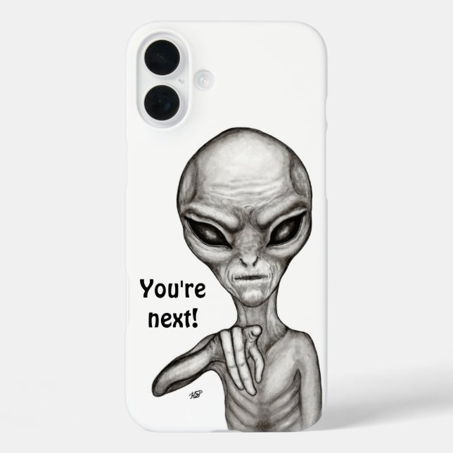 Funda iPhone 16 Plus ¡Mala Alien, eres la siguiente! (Reverso )