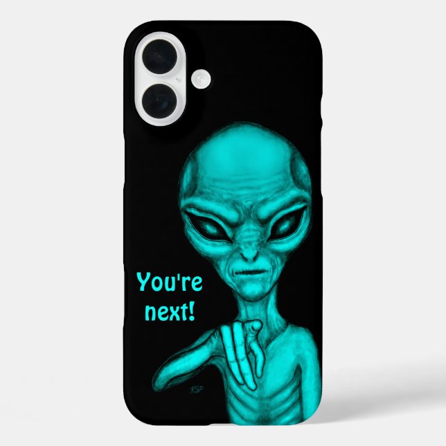 Funda iPhone 16 Plus ¡Mala Alien, eres la siguiente! (Reverso )