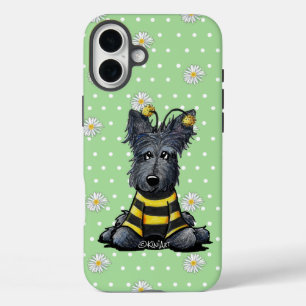 Funda iPhone 16 Plus Maletín KiniArt Scottish Bee iPhone / iPad