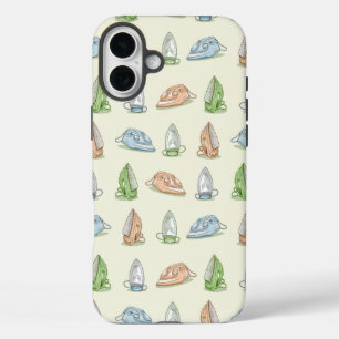 Funda iPhone 16 Plus Manta de lavandería de planchado de hierro