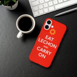 Funda iPhone 16 Plus Mantén la calma y sigue adelante Versión filipina 