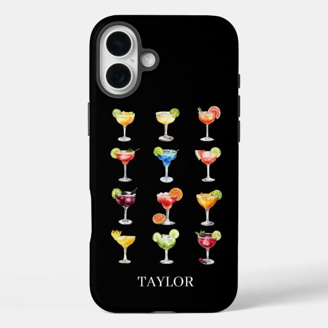 Funda iPhone 16 Plus Margarita Anyone Monogrammed (Reverso )