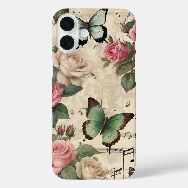 Funda iPhone 16 Plus Mariposa (Reverso )