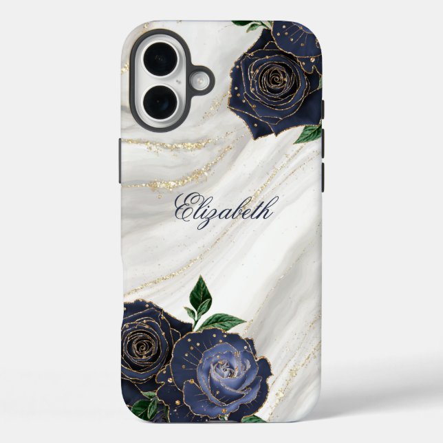 Funda iPhone 16 Plus Mármol blanco (Reverso )