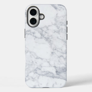 Funda iPhone 16 Plus Mármol blanco