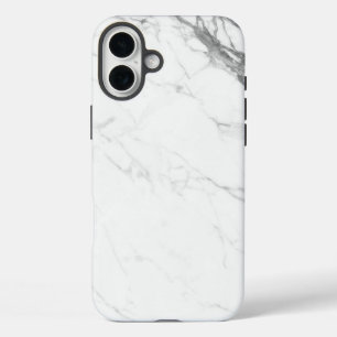Funda iPhone 16 Plus Mármol blanco