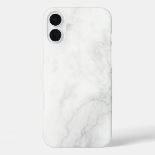 Funda iPhone 16 Plus Mármol Blanco Moderno