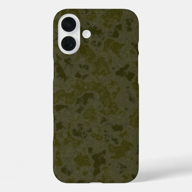 Funda iPhone 16 Plus Mármol de camuflaje (Reverso )
