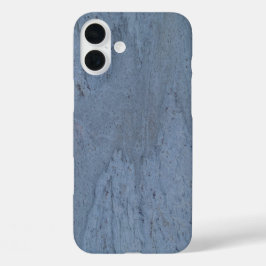 Funda iPhone 16 Plus Mármol Girado Gris Azul -ajustes para todos los ca
