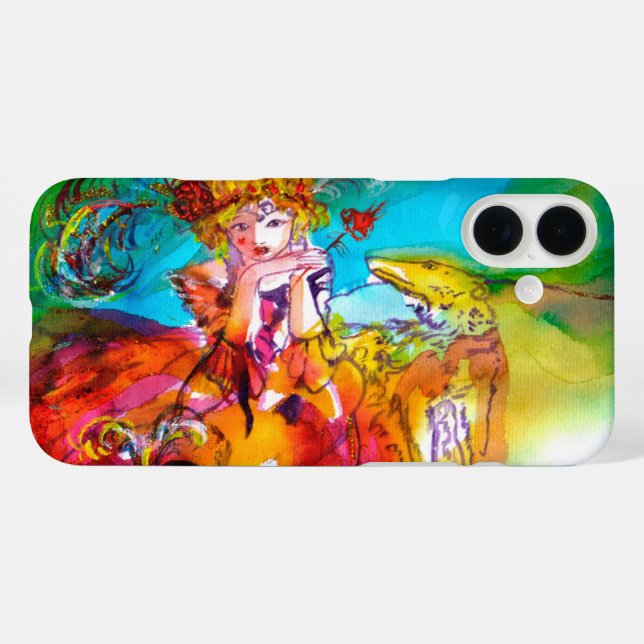 Funda iPhone 16 Plus Máscara de carnaval de MIRANDOLINA / Veneciana (Reverso  (Horizontal))