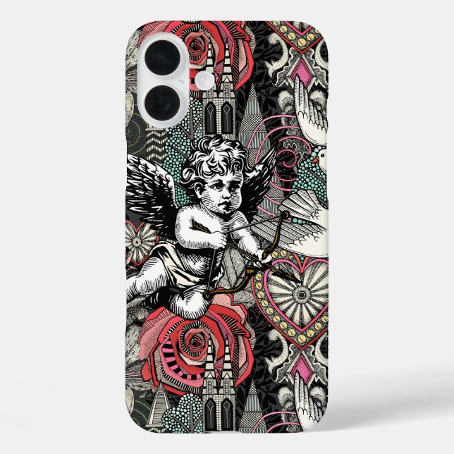 Funda iPhone 16 Plus máximo de valentía col oscuro (Reverso )