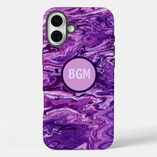 Funda iPhone 16 Plus Melt de Mármol oscuro en el método