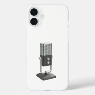 Funda iPhone 16 Plus Micrófono de estudio moderno