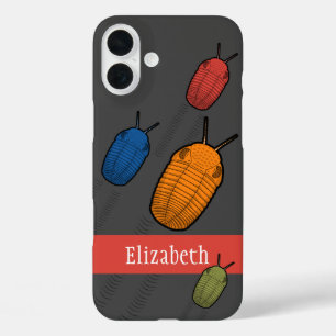 Funda iPhone 16 Plus Migración de trilobitas- Animal prehistórico