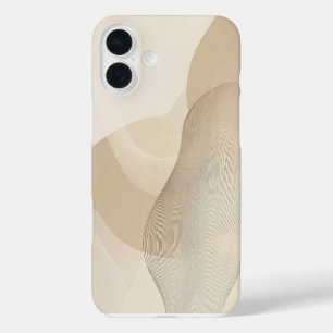 Funda iPhone 16 Plus Minimalista   Esbozo Delicado de Hojas y Sucursale