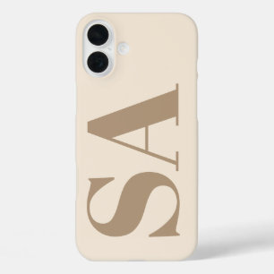 Funda iPhone 16 Plus Moderno estuche Case-Mate de color blanco antiguo