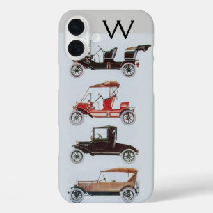 FUNDA iPhone 16 PLUS MONOGRAMA DE AUTOS DE VENTAJA