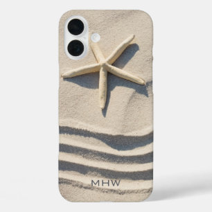 Funda iPhone 16 Plus Monograma de personalizado Casas de teléfono Starf