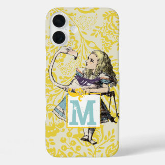 Funda iPhone 16 Plus Monograma vintage Alice En El País De Las Maravill