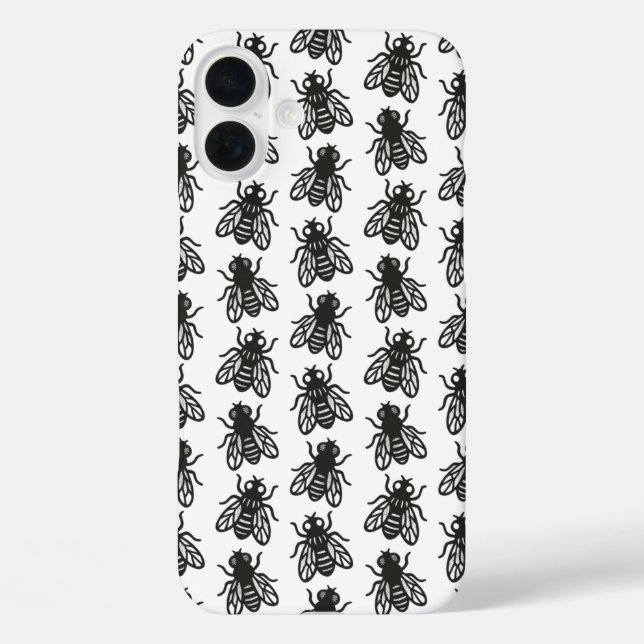 Funda iPhone 16 Plus Moscas (Reverso )