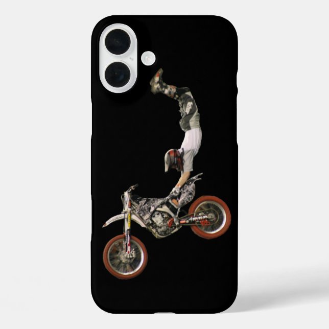 Funda iPhone 16 Plus motociclista (Reverso )