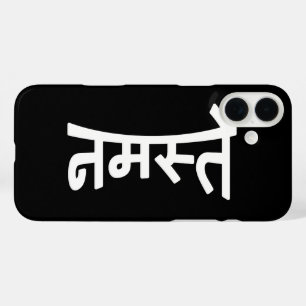 Funda iPhone 16 Plus Namaste (न म ते) - Guión Devanagari