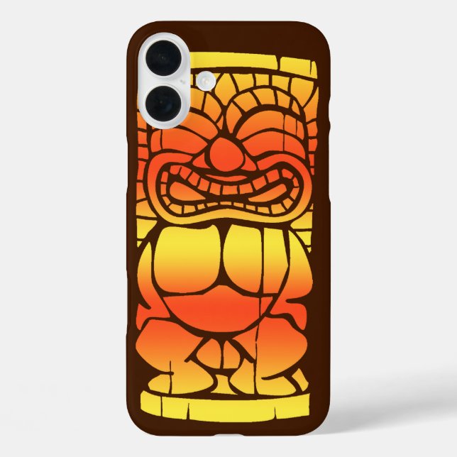 Funda iPhone 16 Plus Naranja Tiki Ailani Hawaiian Sunset Blend (Reverso )